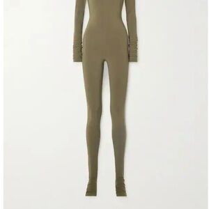 Norma Kamali Black Long Sleeve Jumpsuit